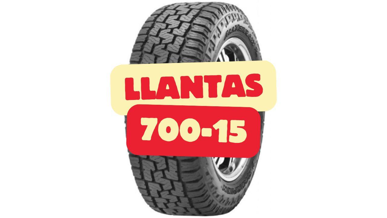 Llantas 700-15 para qué tipo de maquinaria industrial se utiliza