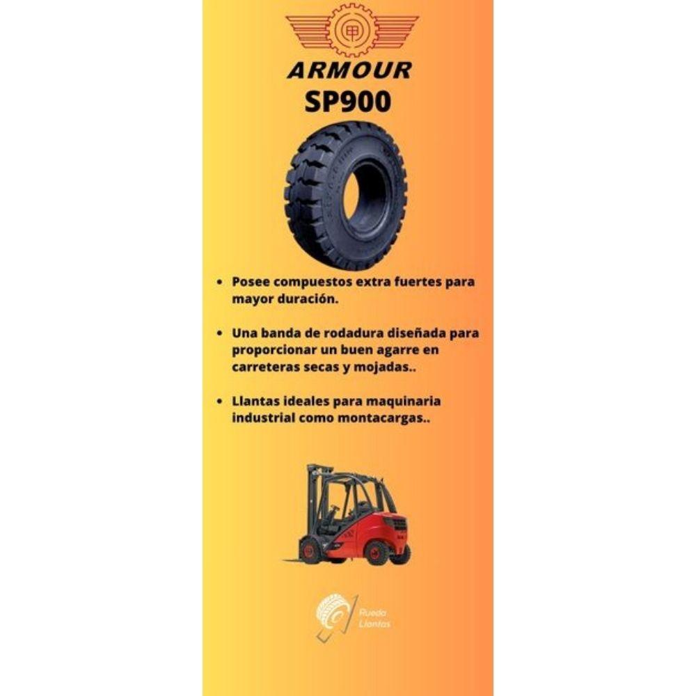 Especificaciones técnicas de LLANTA ARMOUR SP900 7.00-12 PARA MONTACARGAS Ruedallantas Ecuador