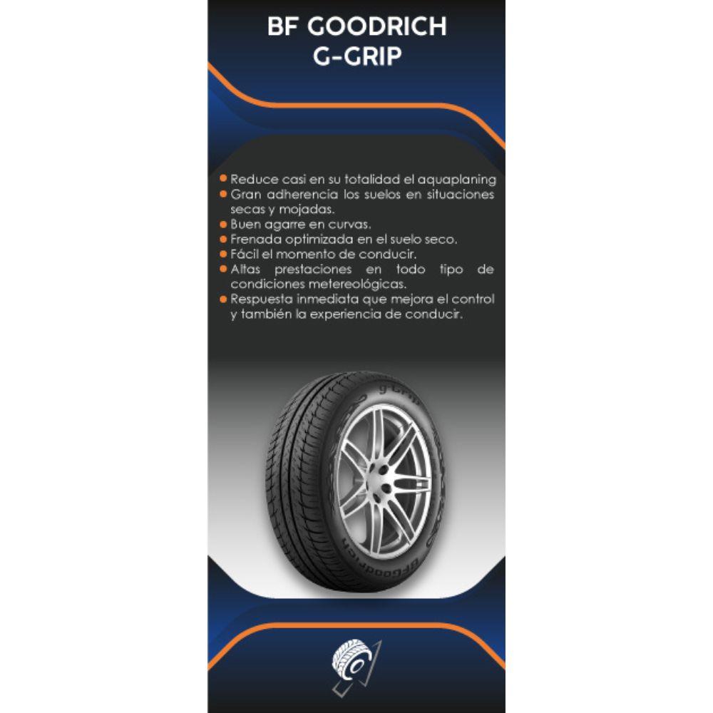 Especificaciones técnicas de LLANTA BFGOODRICH G GRIP 205/55R16 PARA AUTOMÓVILES Ruedallantas Ecuador