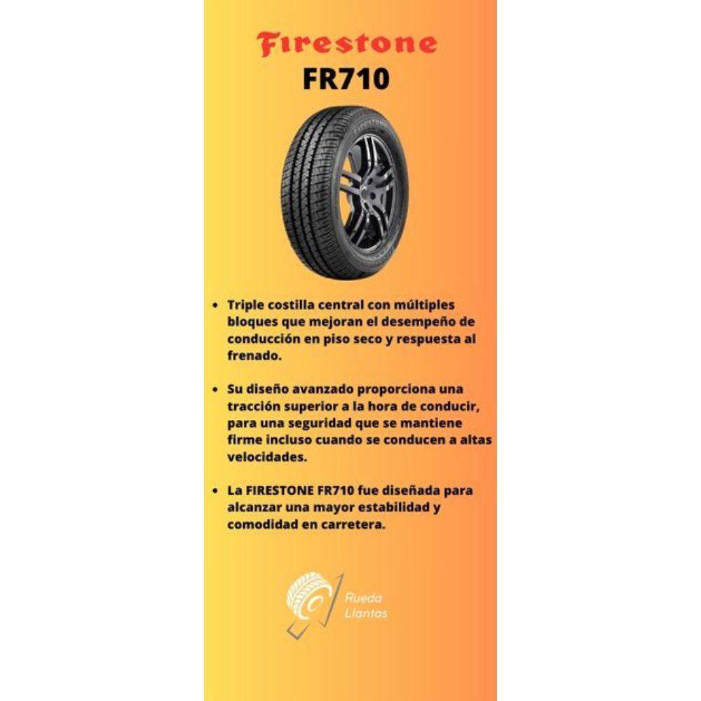 Especificaciones técnicas de LLANTA FIRESTONE FR710 235/55R17 PARA SUVS Ruedallantas Ecuador