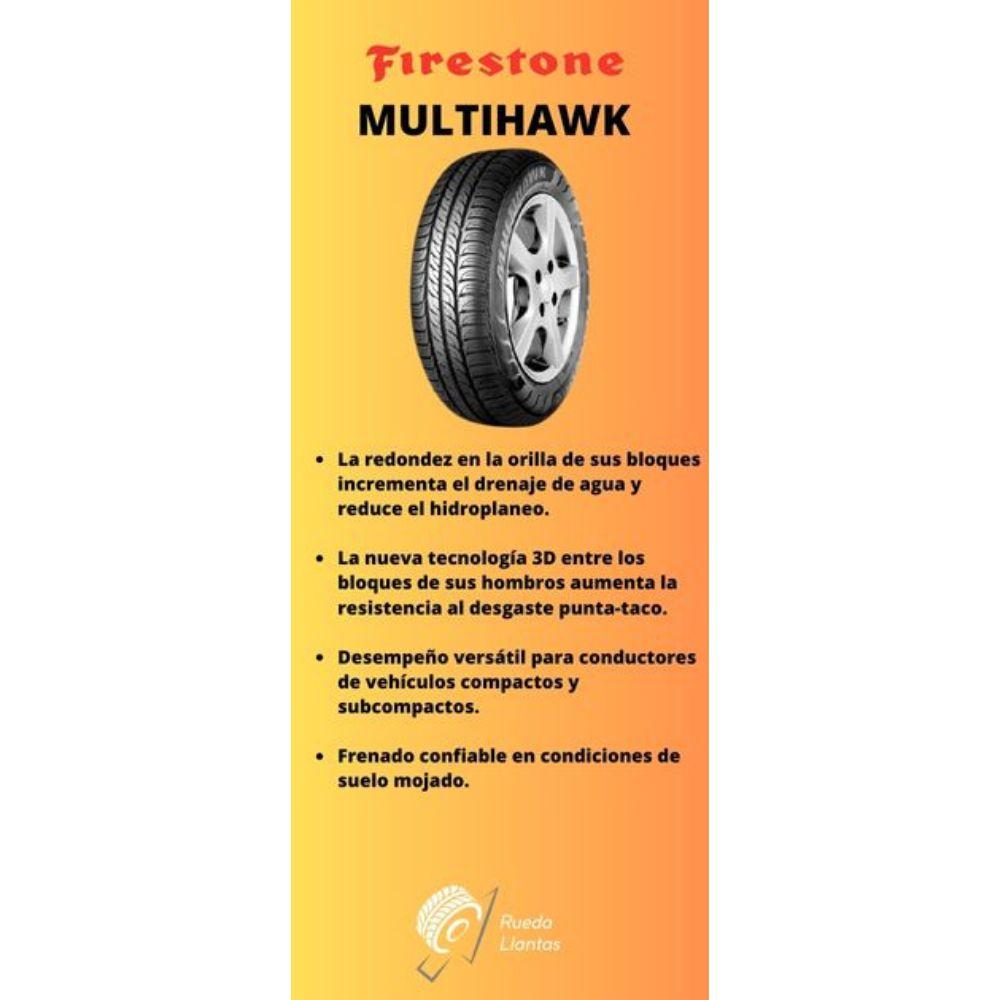 Especificaciones técnicas de LLANTA FIRESTONE MULTIHAWK 175/70R13 PARA AUTOMÓVILES Ruedallantas Ecuador