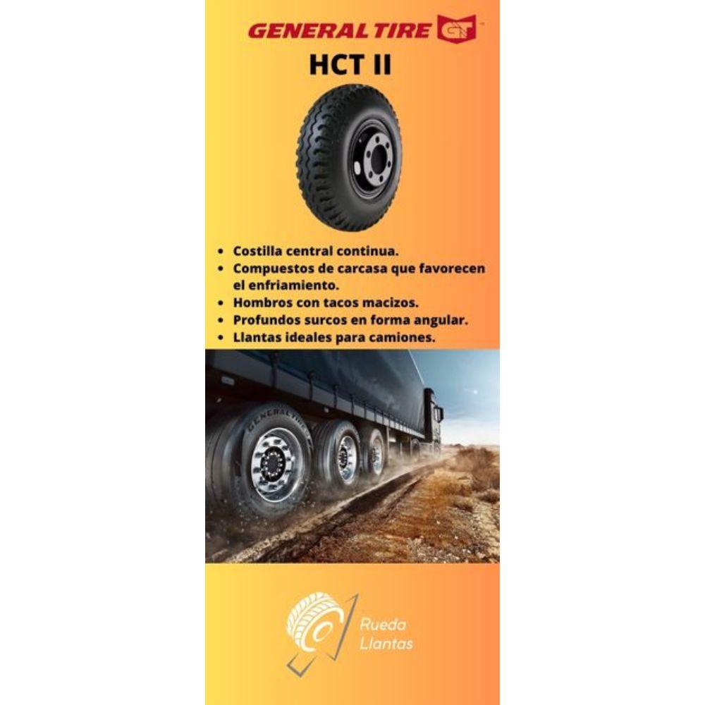 Especificaciones técnicas de LLANTA GENERAL TIRE HCT II 8.25-16LT 16PR Ruedallantas Ecuador