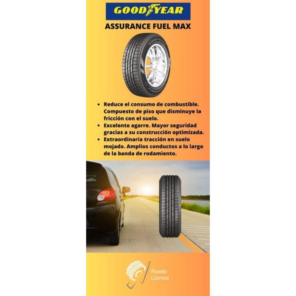 Especificaciones técnicas de LLANTA GOOD YEAR ASSURANCE FUEL MAX 225/60R17 PARA SUVS Ruedallantas Ecuador