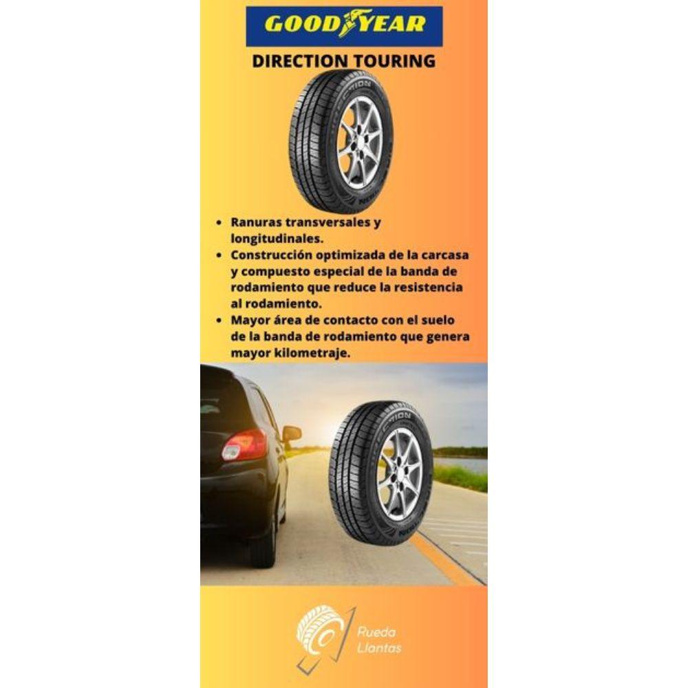 Especificaciones técnicas de LLANTA GOOD YEAR DIRECTION TOURING 185/70R14 PARA AUTOMÓVILES Ruedallantas Ecuador