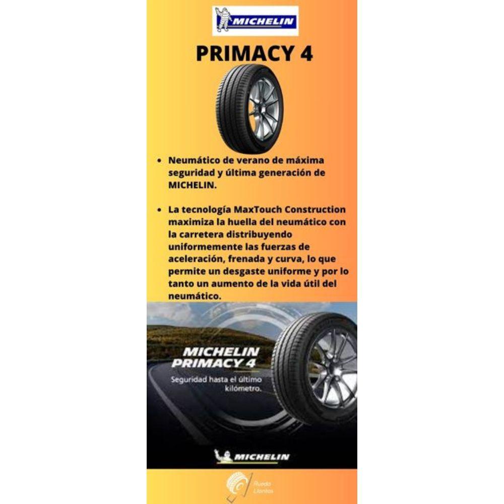 Especificaciones técnicas de LLANTA MICHELIN PRIMACY 4 235/55R17 PARA AUTOS Y TAXIS Ruedallantas Ecuador