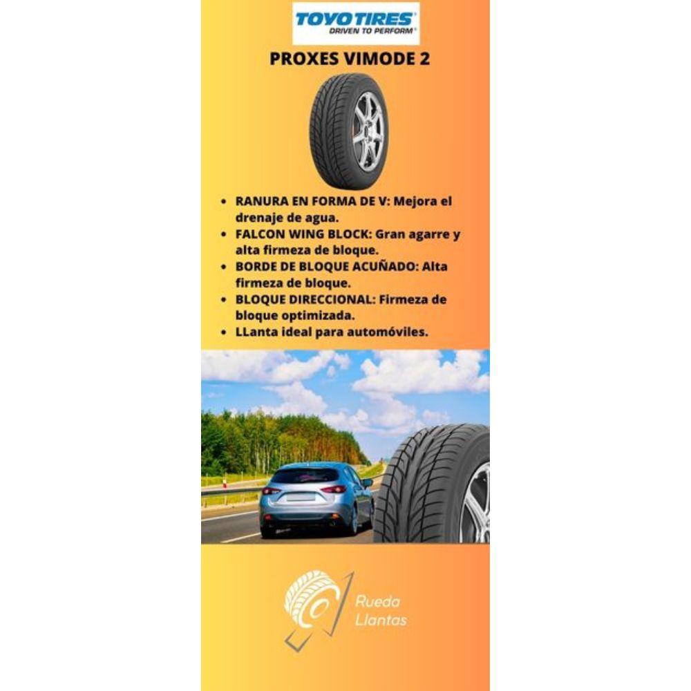 Especificaciones técnicas de LLANTA TOYO TIRES PROXES VIMODE 2 195/60R15 PARA AUTOMÓVILES Ruedallantas Ecuador