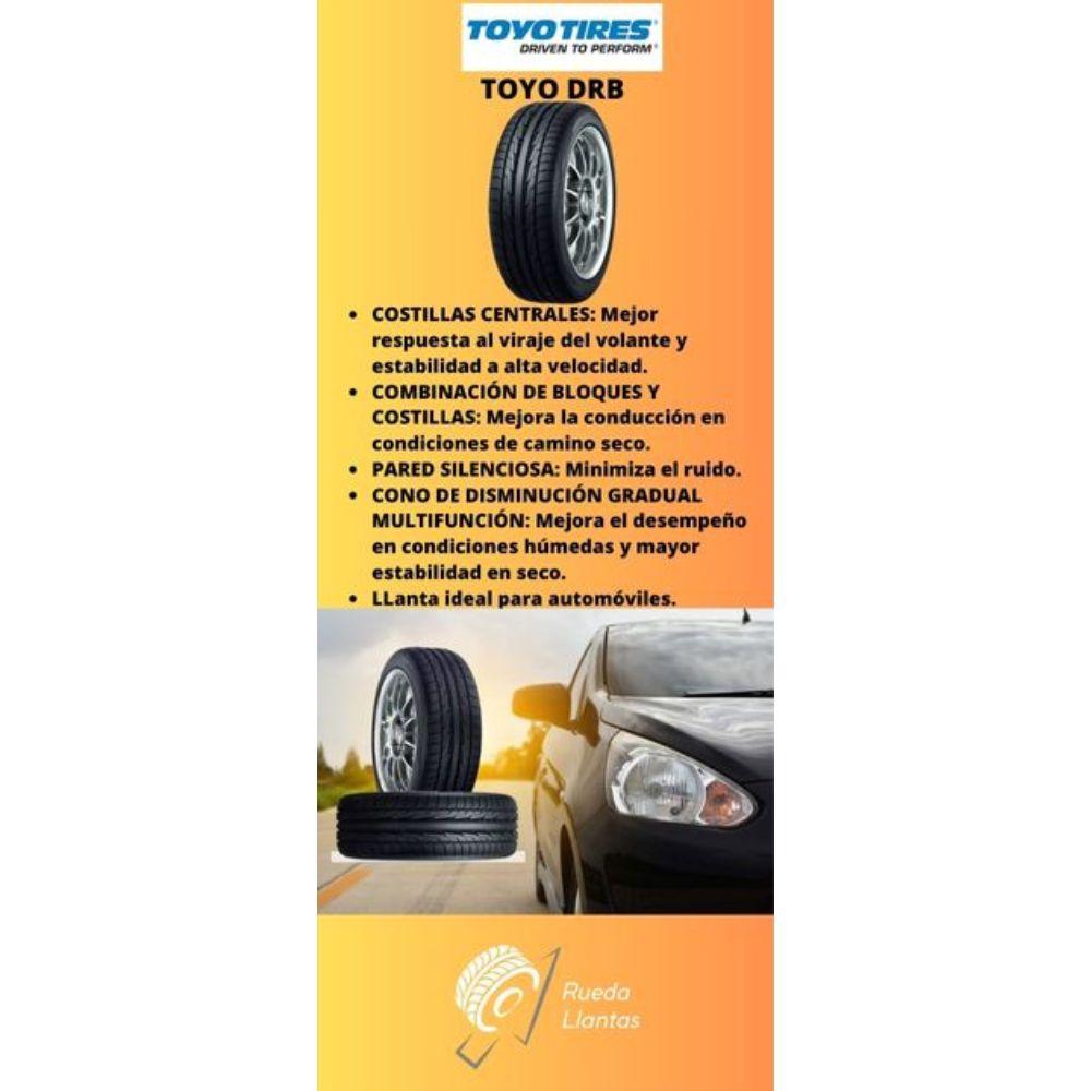 Especificaciones técnicas de LLANTA TOYO TIRES TOYO DRB 175/50R13 PARA AUTOMÓVILES Ruedallantas Ecuador