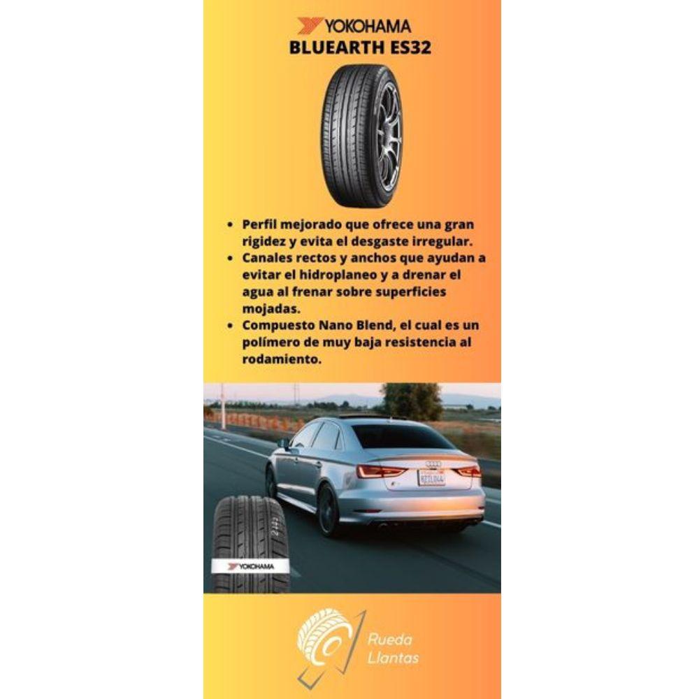 Especificaciones técnicas de LLANTA YOKOHAMA BLUEARTH ES32 175/65R14 PARA AUTOMÓVILES Ruedallantas Ecuador