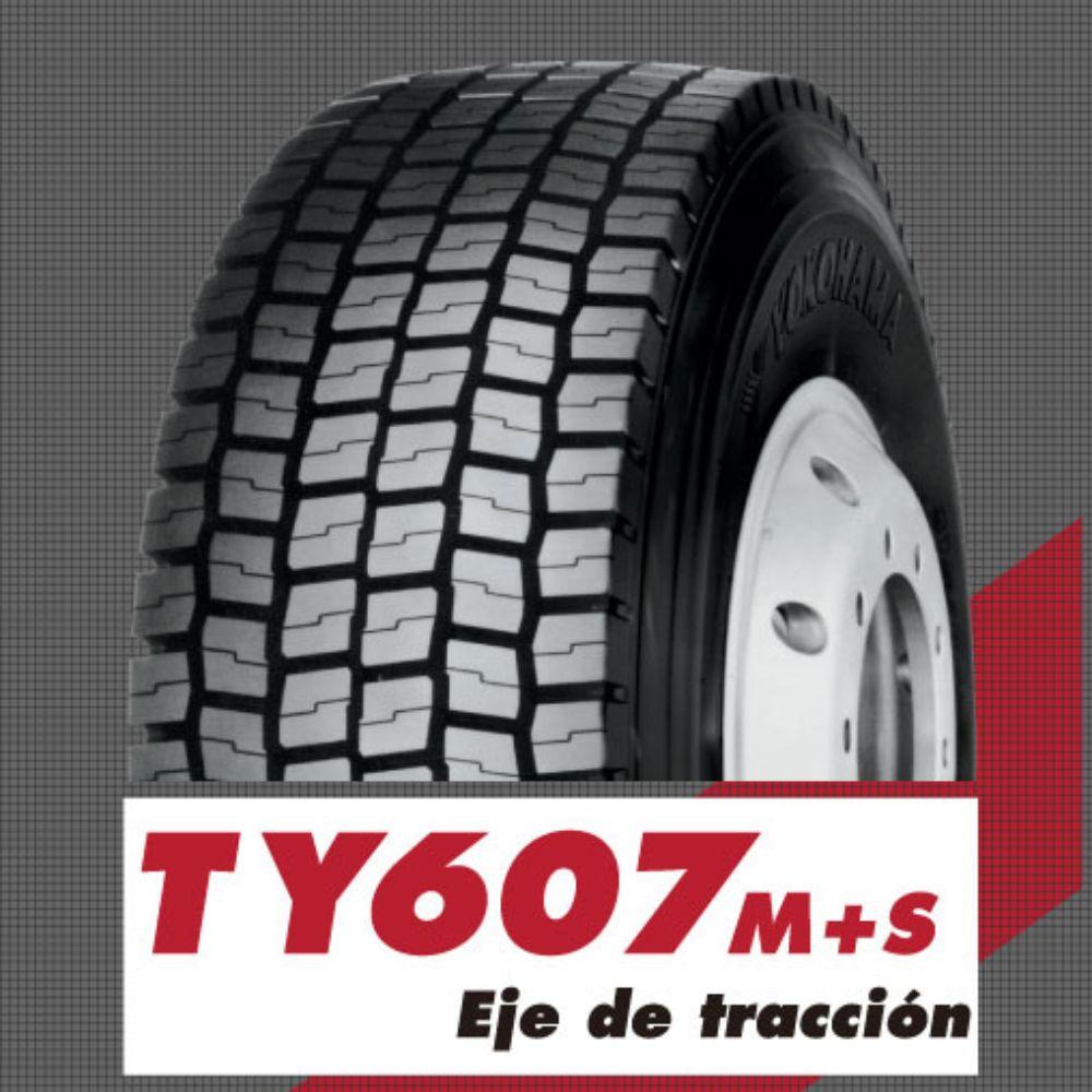 LLANTA YOKOHAMA TY607 12R22.5 PARA TRAILERS RUEDALLANTAS ECUADOR
