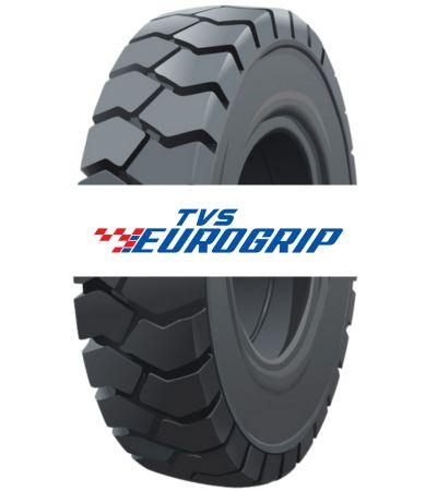 LLANTA SÓLIDA TVS EUROGRIP SOLID TYRE 3 STAGE WITH LIP 6.00-9 PARA MONTACARGAS RUEDALLANTAS ECUADOR